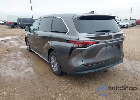 2021 Toyota Sienna Le из США, поврежденный, VIN 5TDKRKEC4MS016203